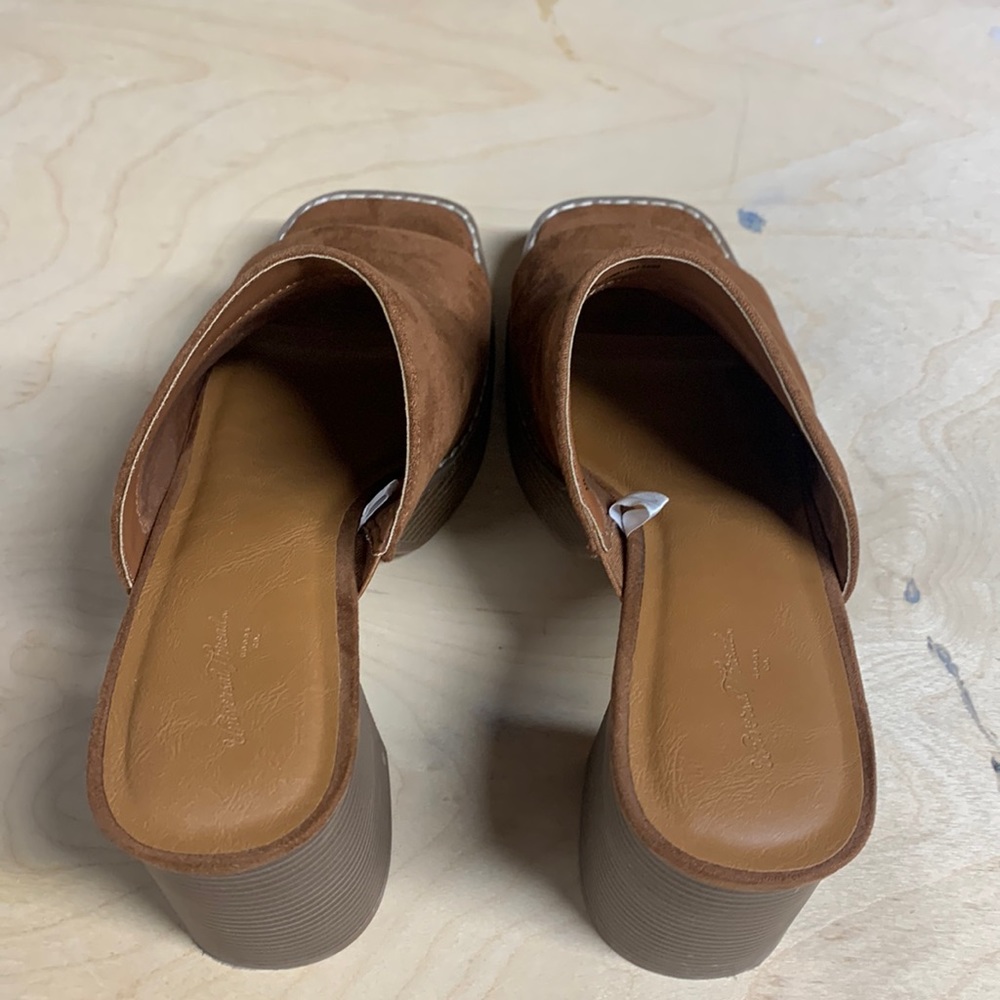 Target Brand. Faux suede mules